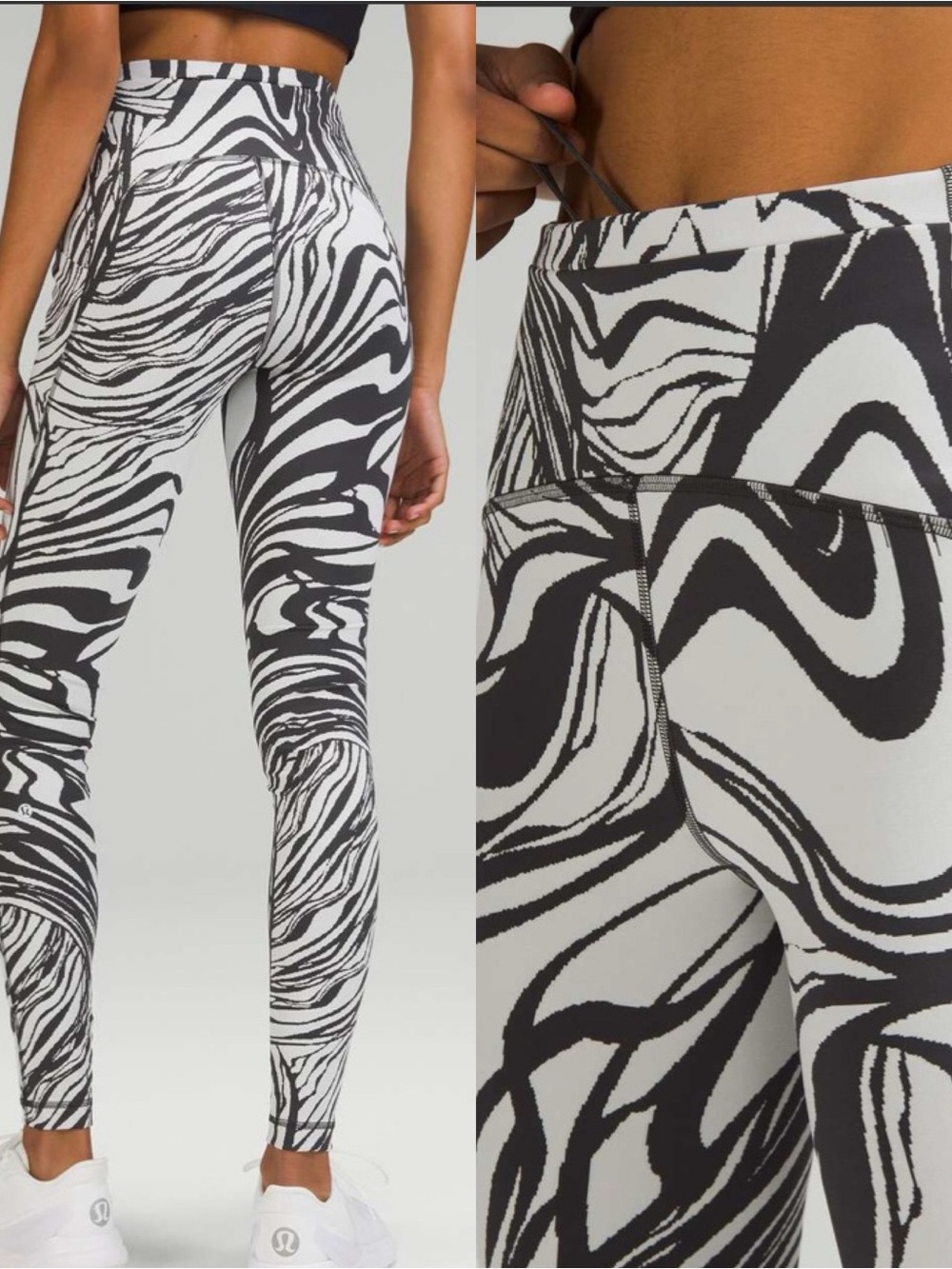 lululemon Swift Speed High Rise Legging Spin Off Jacquard Sz 8